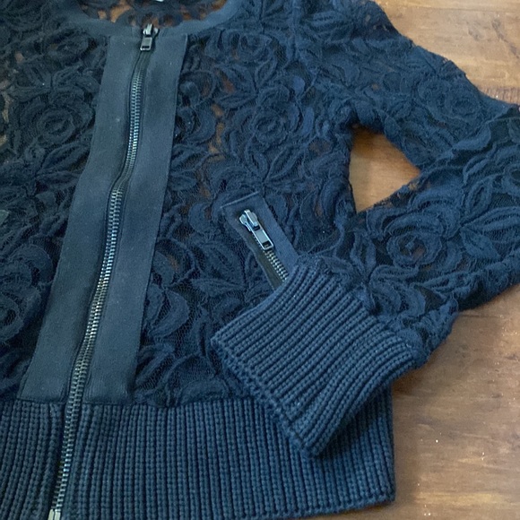 Free People Lace Bomber Jacket - Picture 8 of 16